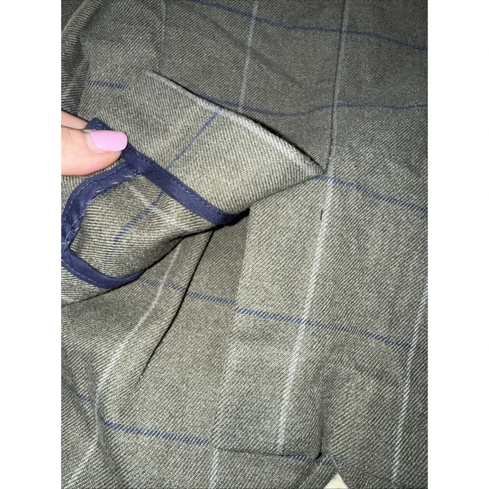 Janie and Jack Boys Blazer Size 6-12 Months Plaid Sport Coat Wedding Easter 4464
